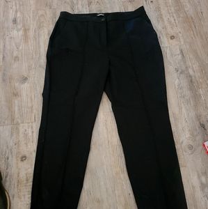 Express Black Stretch Ankle Dress Pants